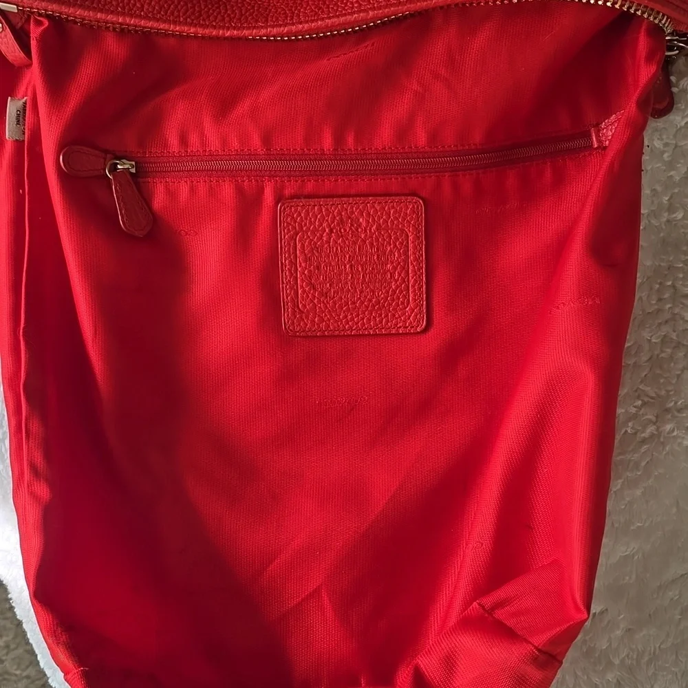 Coach EUC Large Duffle Bucket SAC  Pebbled LEATHER Ex LARGE - Picture 14 of 17